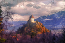 Autumn Castle - Anime Digital Wall Art