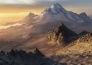 Sunrise Peaks- Epic Digital Wall Art